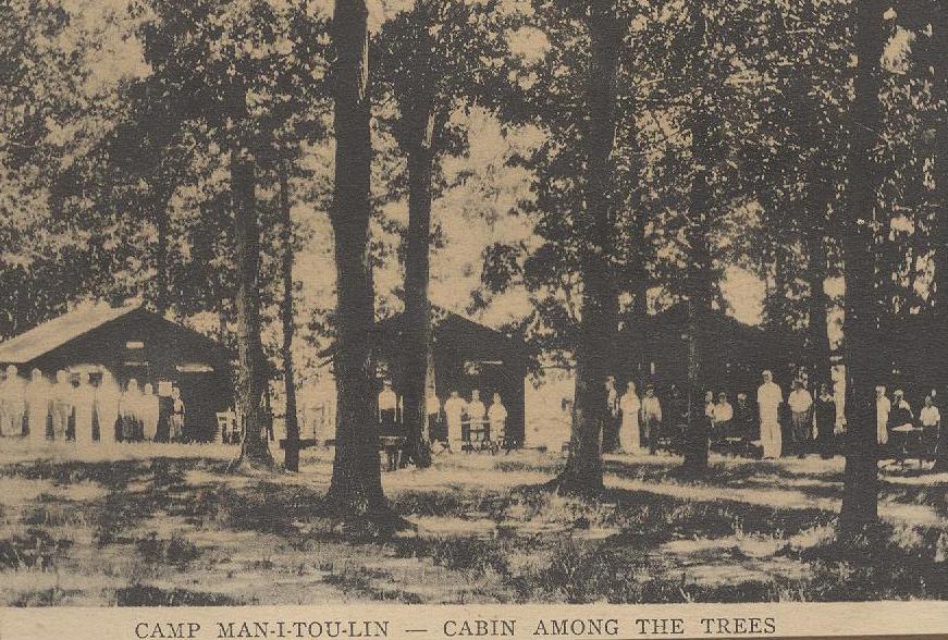 cabins postcard